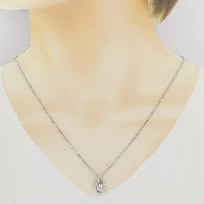 Dây chuyền kim cương PT900/PT850 0.50CT - Hàng hiệu Chính hãng 860598