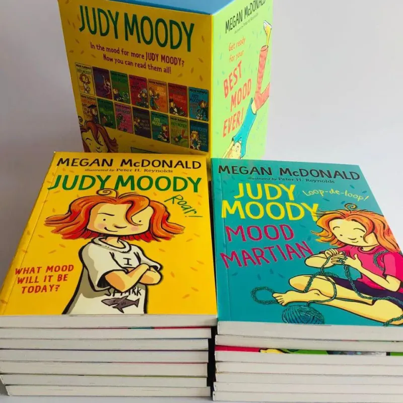 Judy Moody - 14 quyển - Đen trắng - No box - Giấy ngà vàng chống lóa 737831