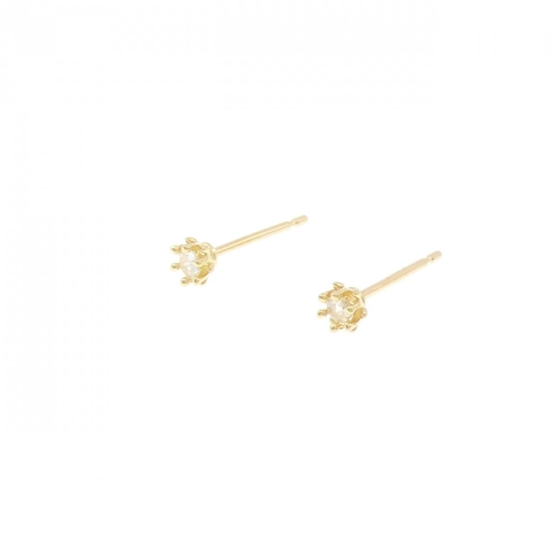 K18YG Bông tai kim cương - Hàng hiệu Authentic 872000