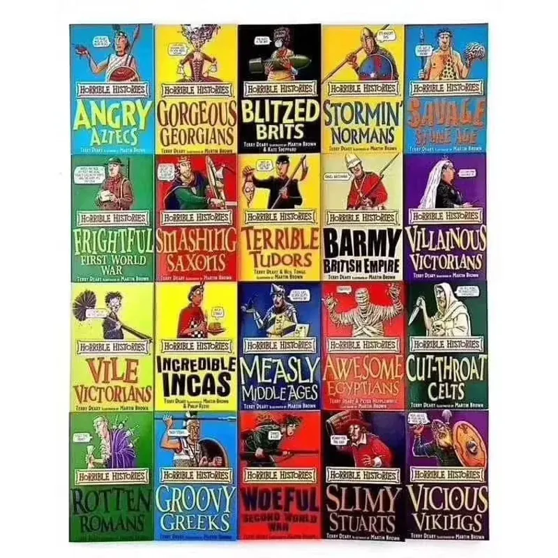 Horrible Histories Blood Curdling - 20 quyển - Bản in - No box 759582