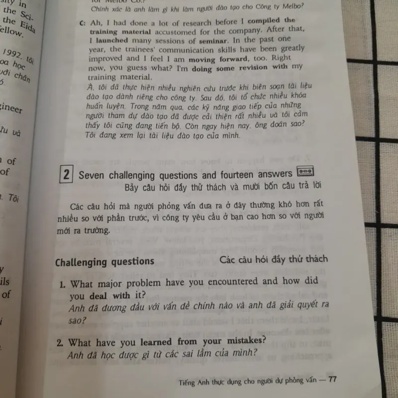 2 quyển tiếng anh Giao Tiếp và Phỏng vấn 591690