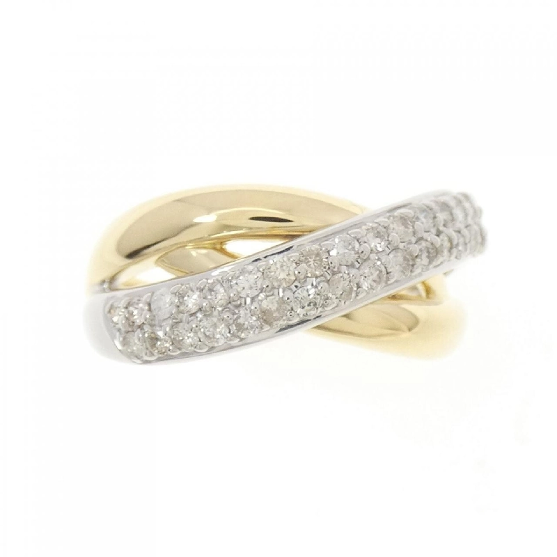 Nhẫn kim cương K18YG/K18WG 0.50CT 671790