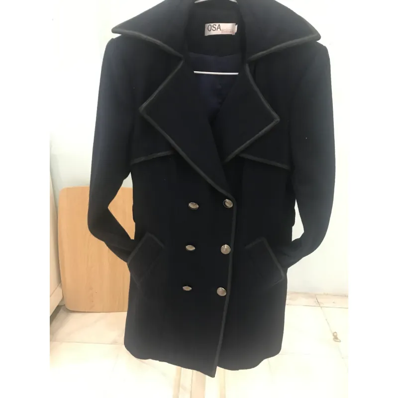 Áo jacket nỉ nữ màu đen chính hãng, OSA thiết kế, size M 557886