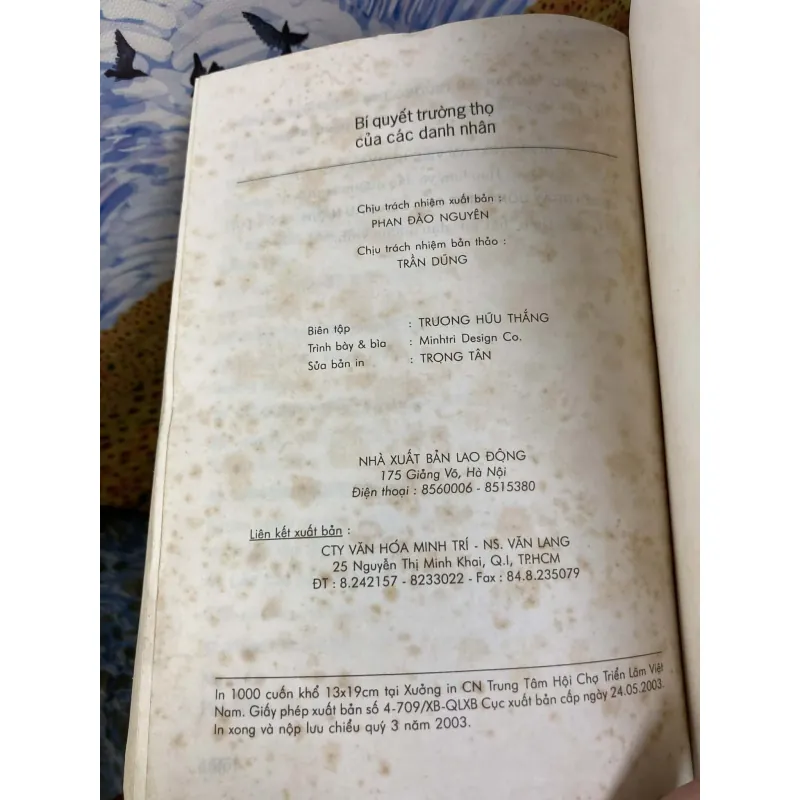 Bí Quyết Trường Thọ Của Các Danh Nhân - Giả Phượng Vân 992475