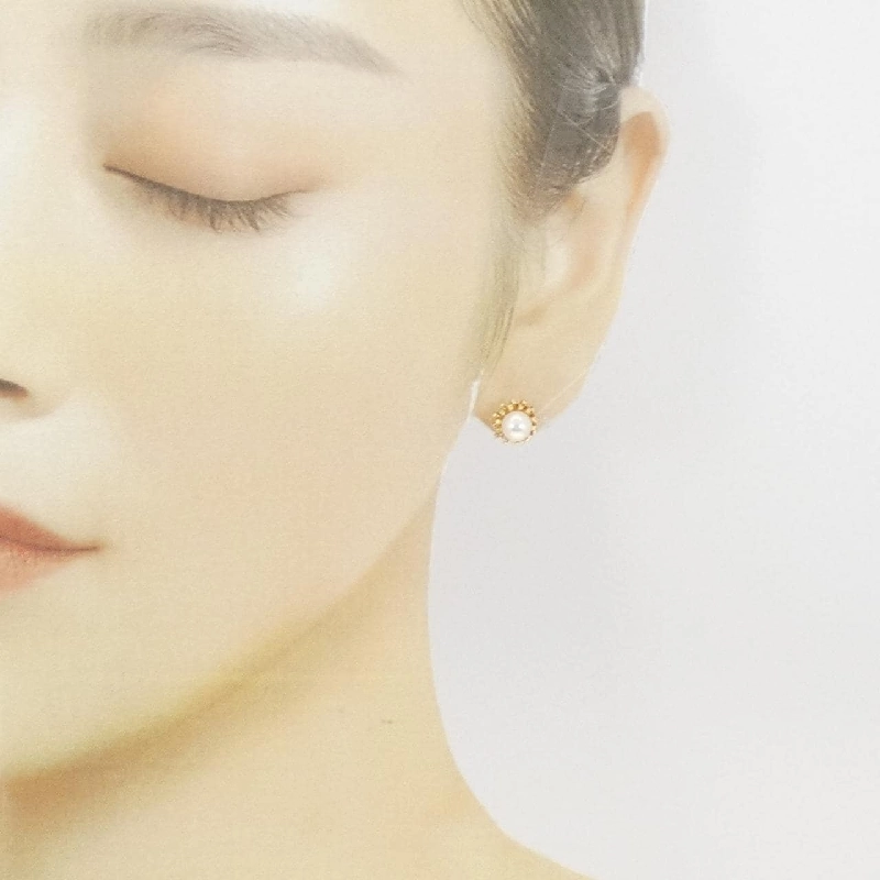 Bông tai ngọc trai Akoya K18YG 5.5mm - Hàng hiệu Chính hãng 868177