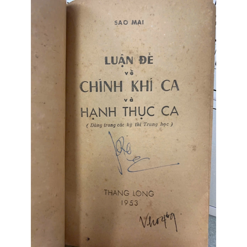LUẬN ĐỀ VỀ CHÍNH KHÍ CA VÀ HẠNH THỤC CA  - SAO MAI 519614