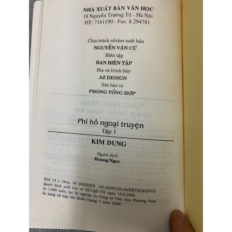 Phi hồ ngoại truyện. Bộ 2 tập bìa cứng.  538077