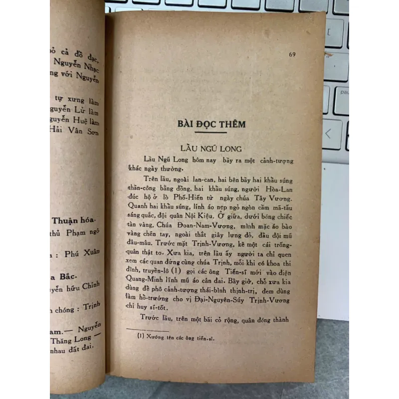 VIỆT SỬ LỚP ĐỆ NHỊ A, B, C - NGUYỄN VĂN MÙI 708224