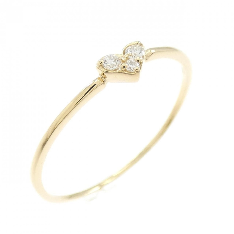 Nhẫn kim cương hình trái tim K18YG 0.05CT - Hàng hiệu chính hãng 851707