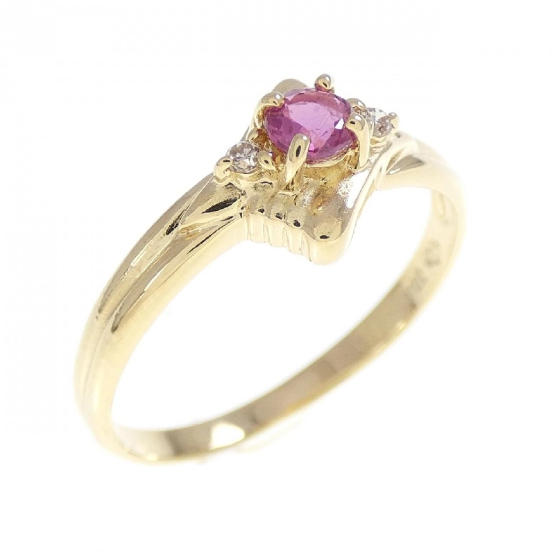 Nhẫn Ruby K18YG - Hàng hiệu Chính hãng 855205