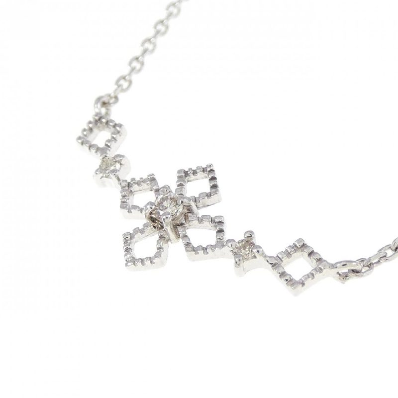 Dây chuyền kim cương K18WG 0.03CT - Hàng hiệu Chính hãng 868827