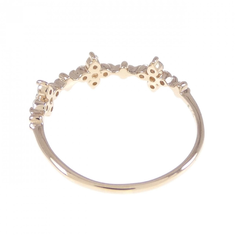 Nhẫn kim cương hoa K18PG 0.15CT 670415