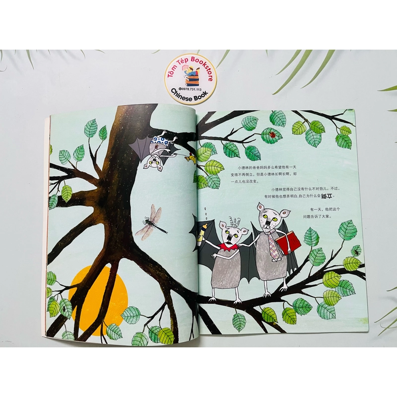 Set sách tranh tiếng Trung ít chữ cho bé 479451