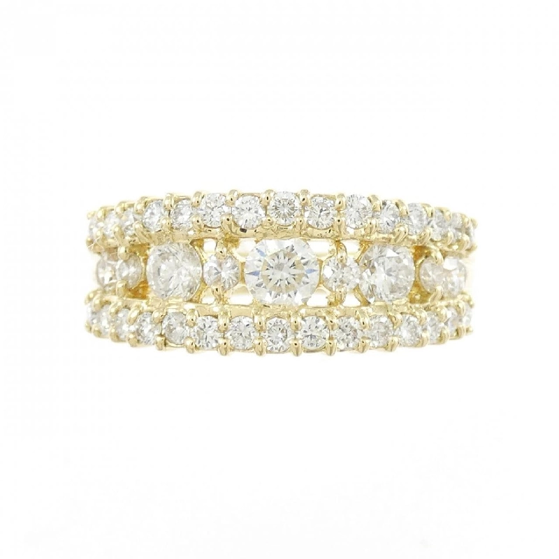 Nhẫn kim cương K18YG 1.039CT 670999