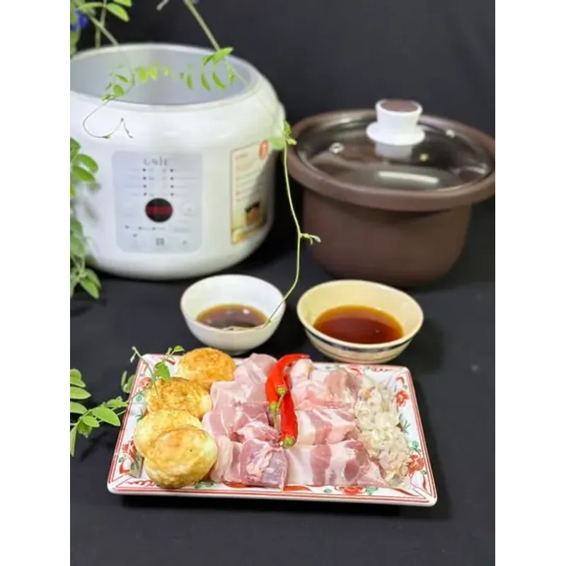 Nồi kho hầm chuyên dụng UNIE USC208 dung tích 2L, lòng nồi gốm Ceramic, hẹn giờ 24 tiếng 799321