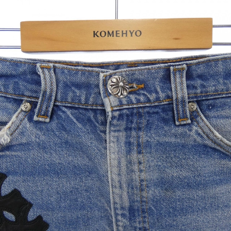 CHROME HEARTS STAR 69 VNTG BLU DNM 411206364******144 Váy 646925