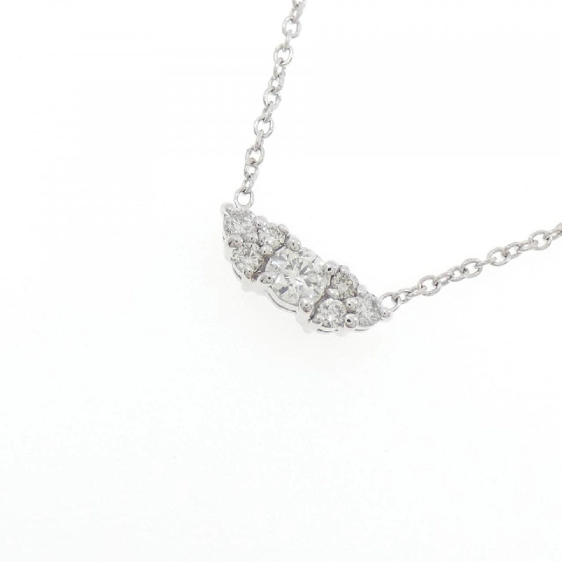 Dây chuyền kim cương K18WG 0.16CT - Hàng hiệu Chính hãng 863872