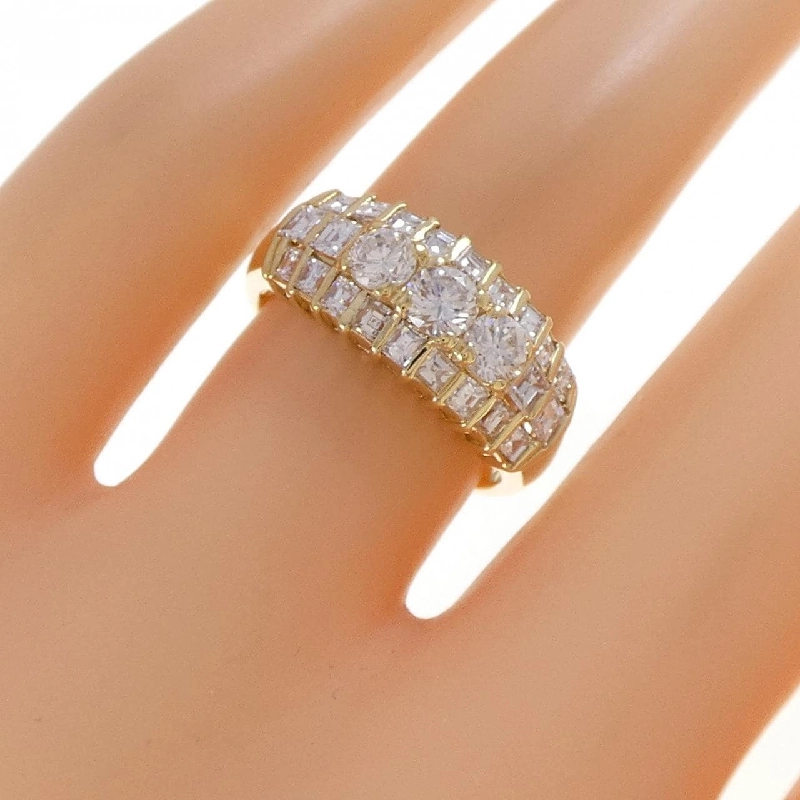 Nhẫn kim cương K18YG - Hàng hiệu Authentic 849599