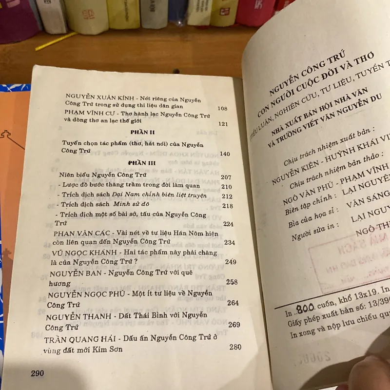 NGUYỄN CÔNG TRỨ, CON NGƯỜI, CUỘC ĐỜI VÀ THƠ (XB 1996) 599883