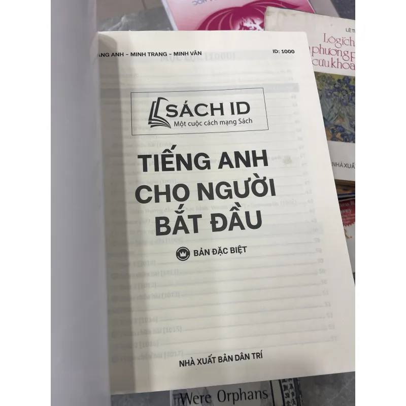TIẾNG ANH CHO NGƯỜI MỚI BẮT ĐẦU - TRANG ANH, MINH TRANG, MINH VÂN  974488