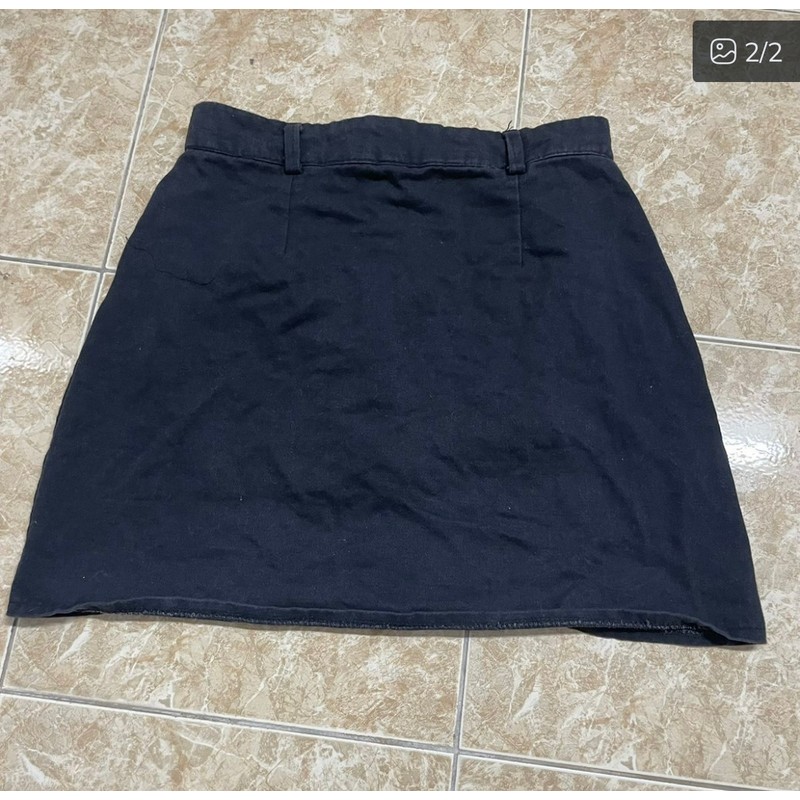 Chân váy jeans đen ulzzang size m 83971