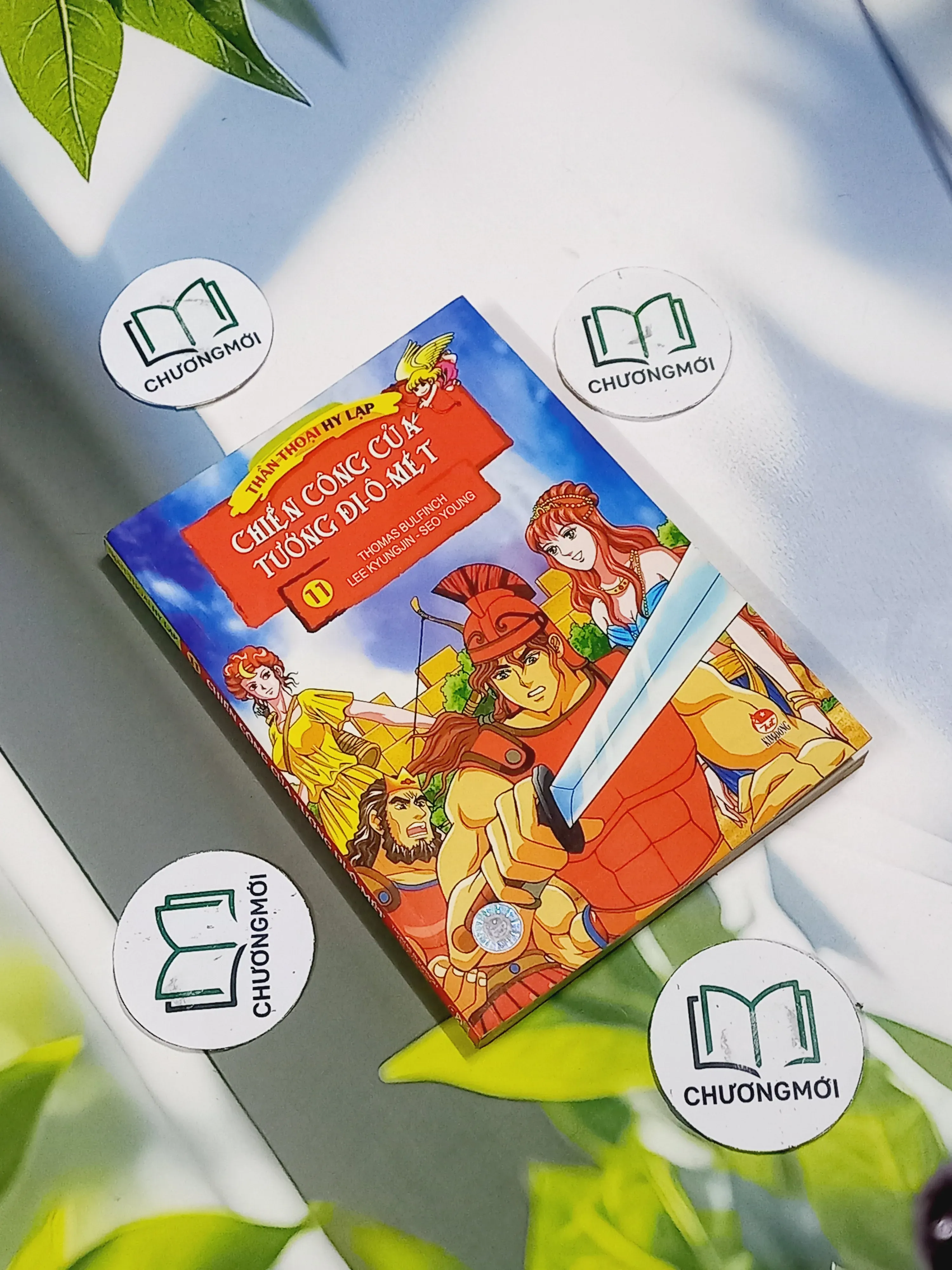 Truyện Tranh Thần Thoại Hy Lạp: Chiến Công Của Tướng Đi-ô-mét ( Tập 11 ) - Thomas Bulfinc