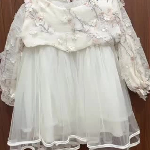 Váy ren bồng công chúa sz90 cho bé gái 2-3 tuổi T26