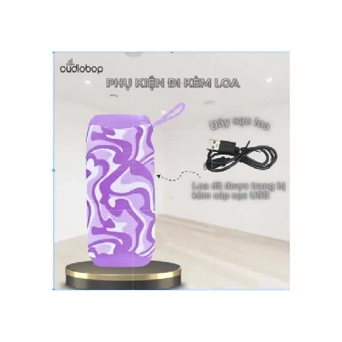 Loa Bluetooth không dây Oudiobop OP-503 bass mạnh, âm thanh sống động, pin khỏe