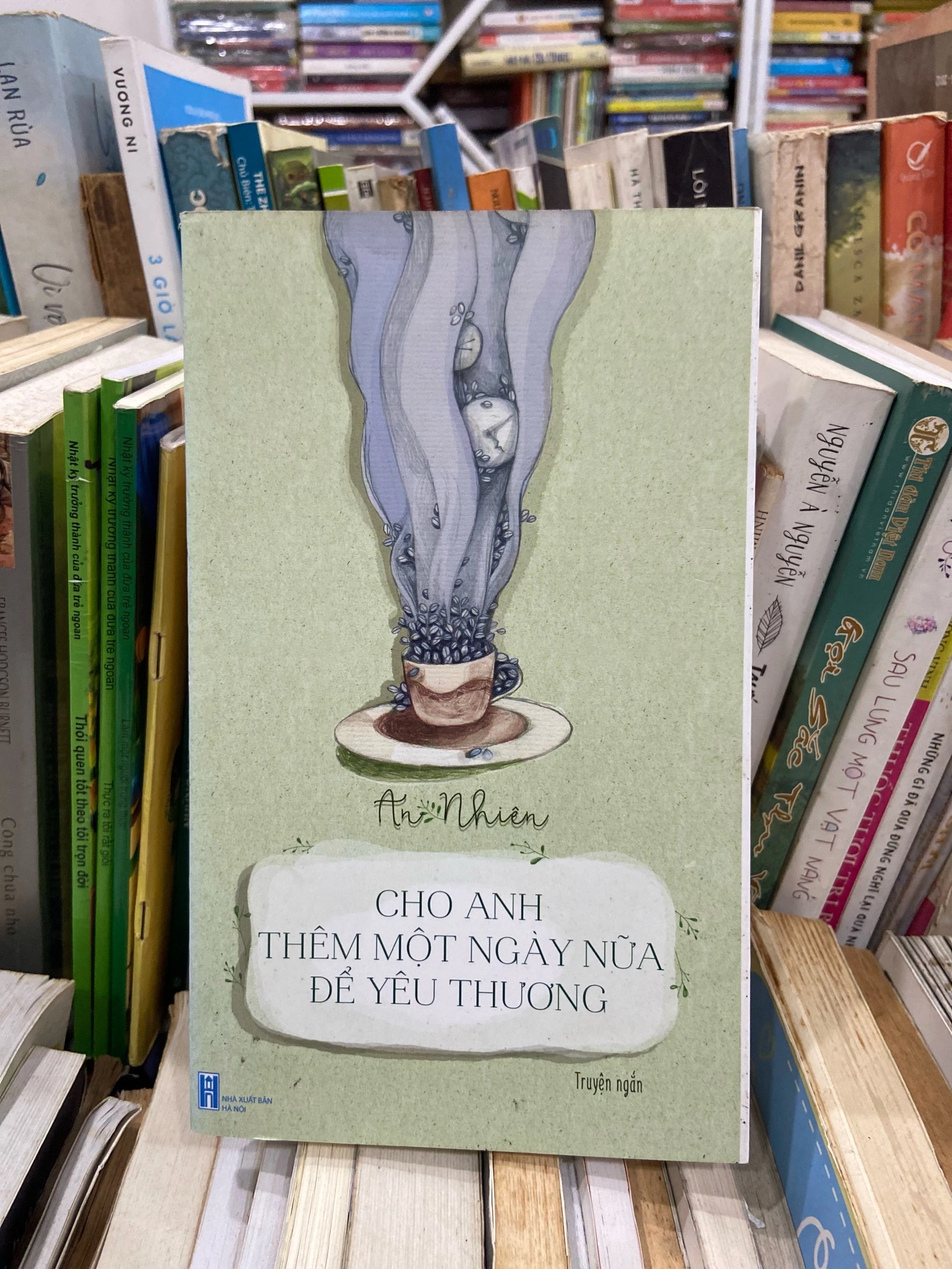Cho anh thêm một ngày nữa để yêu thương ⚖️ by An Nhiên - Sách Book Cover - Ngọc Hiển Books