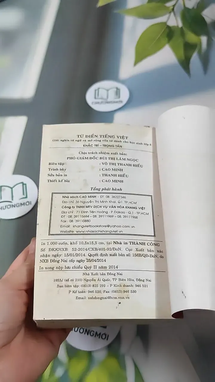 Từ Điển Tiếng Việt Dành Cho Học Sinh Lớp 727290