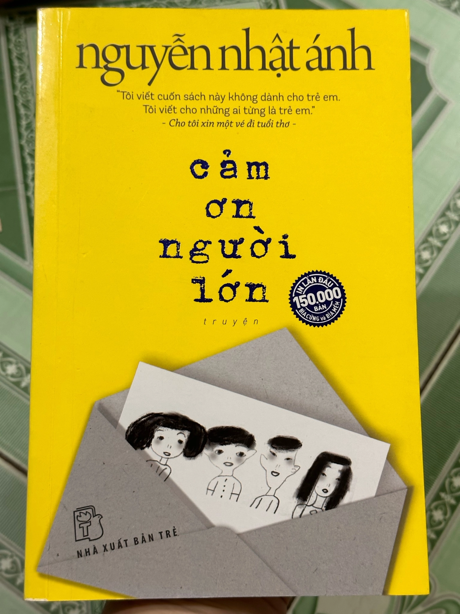 Cảm ơn người lớn - Nguyễn Nhật Ánh by Nguyễn Nhật Ánh - Sách Book Cover - Ngọc Hiển Books