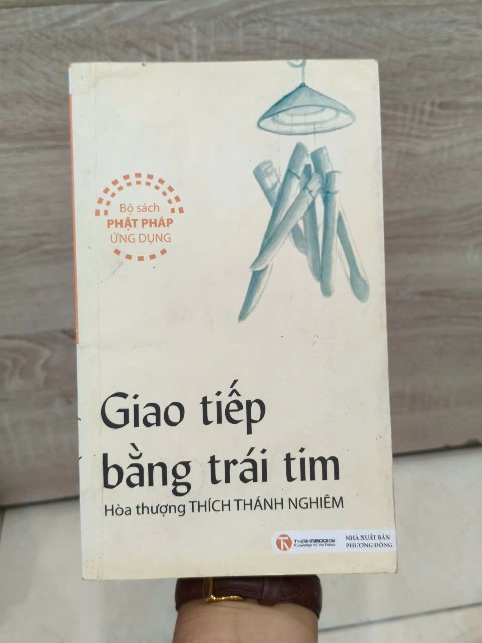 Giao Tiếp Bằng Trái Tim by Thích Thánh Nghiêm - Sách Book Cover - Ngọc Hiển Books