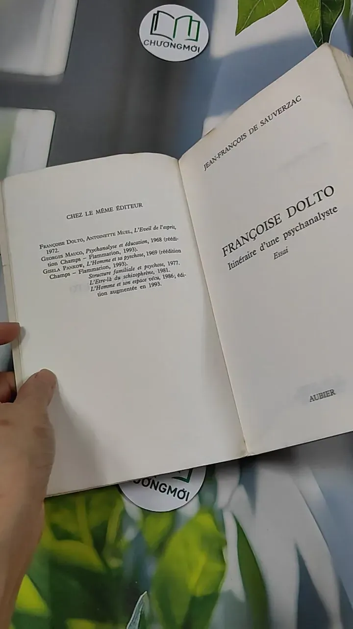 [XƯA] Itinéraire d'une psychanalyste (1993) - Jean-François de Sauverzac 754530