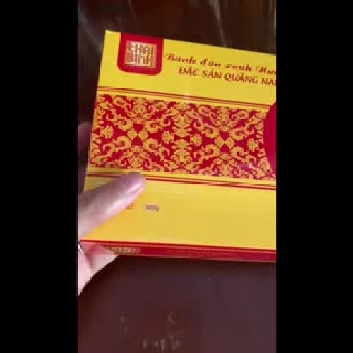 1 hộp bánh đậu xanh nướng 300g Thái Bình - Đặc sản Quảng Nam  443130