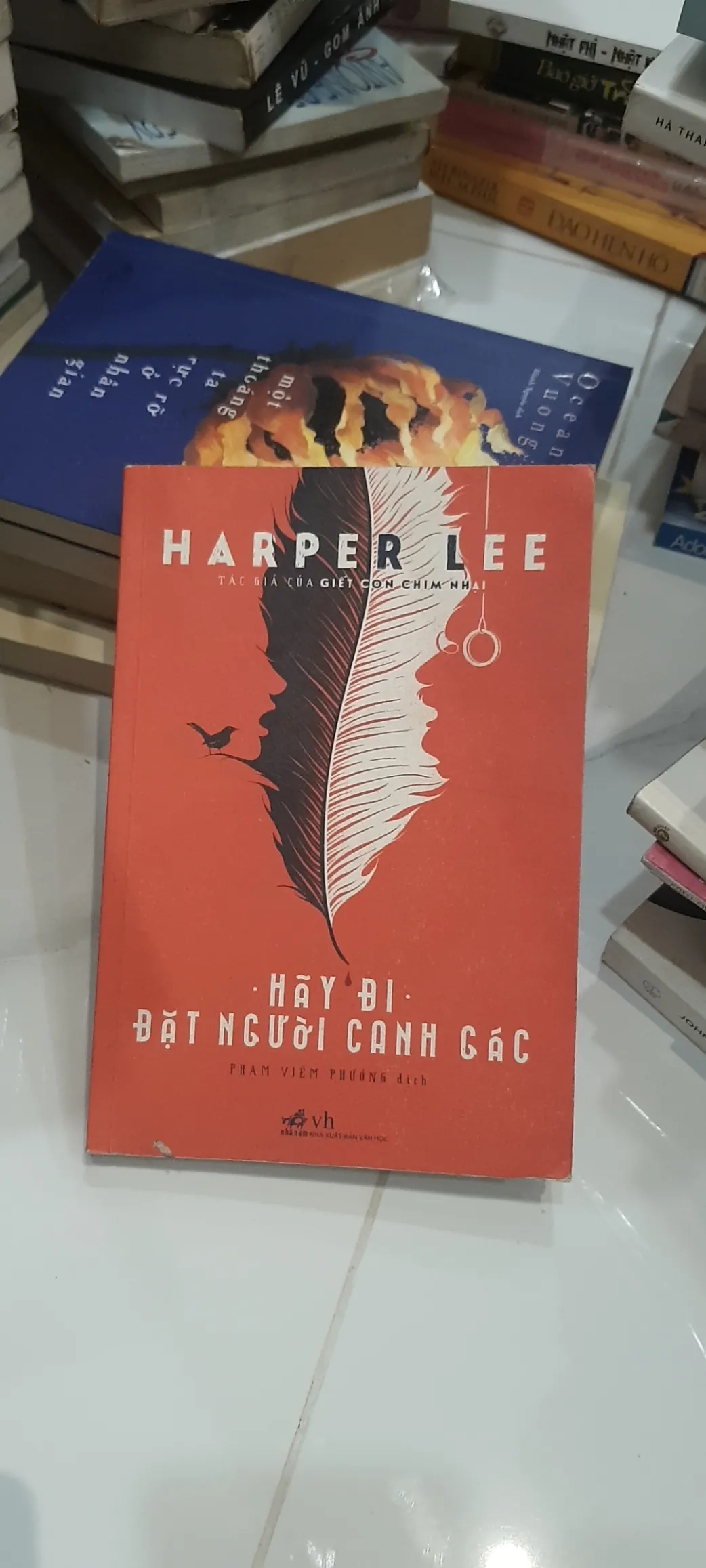 "Hãy Đi Đặt Người Canh Gác" 👣 by Harper Lee - Sách Book Cover - Ngọc Hiển Books