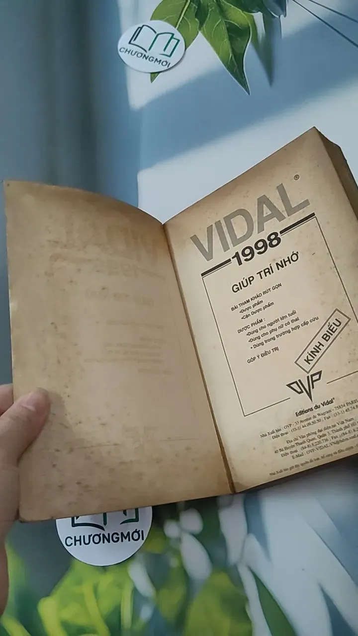[MIỄN PHÍ BỌC SÁCH] [XƯA] Vidal Giúp Trí Nhớ 1998 (1998) 780787