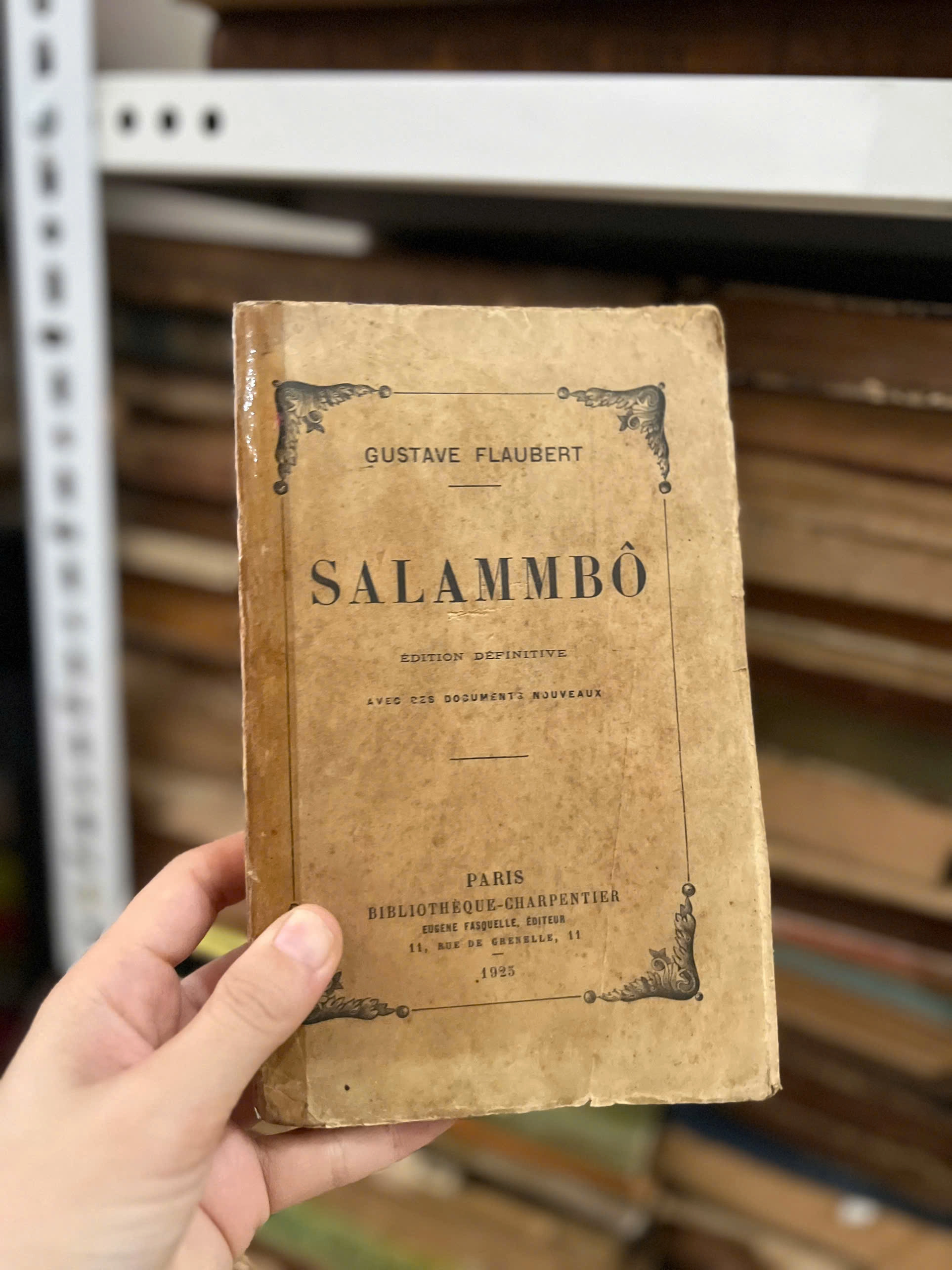 SALAMMBO - Gustave Flaubert - 1925 by  - Sách Book Cover - Ngọc Hiển Books