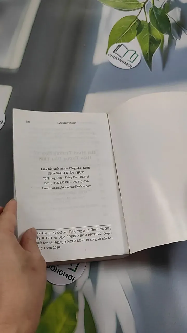 [MIỄN PHÍ BỌC SÁCH] Hiện Tượng Đầu Thai - Ian Stevenson 776111