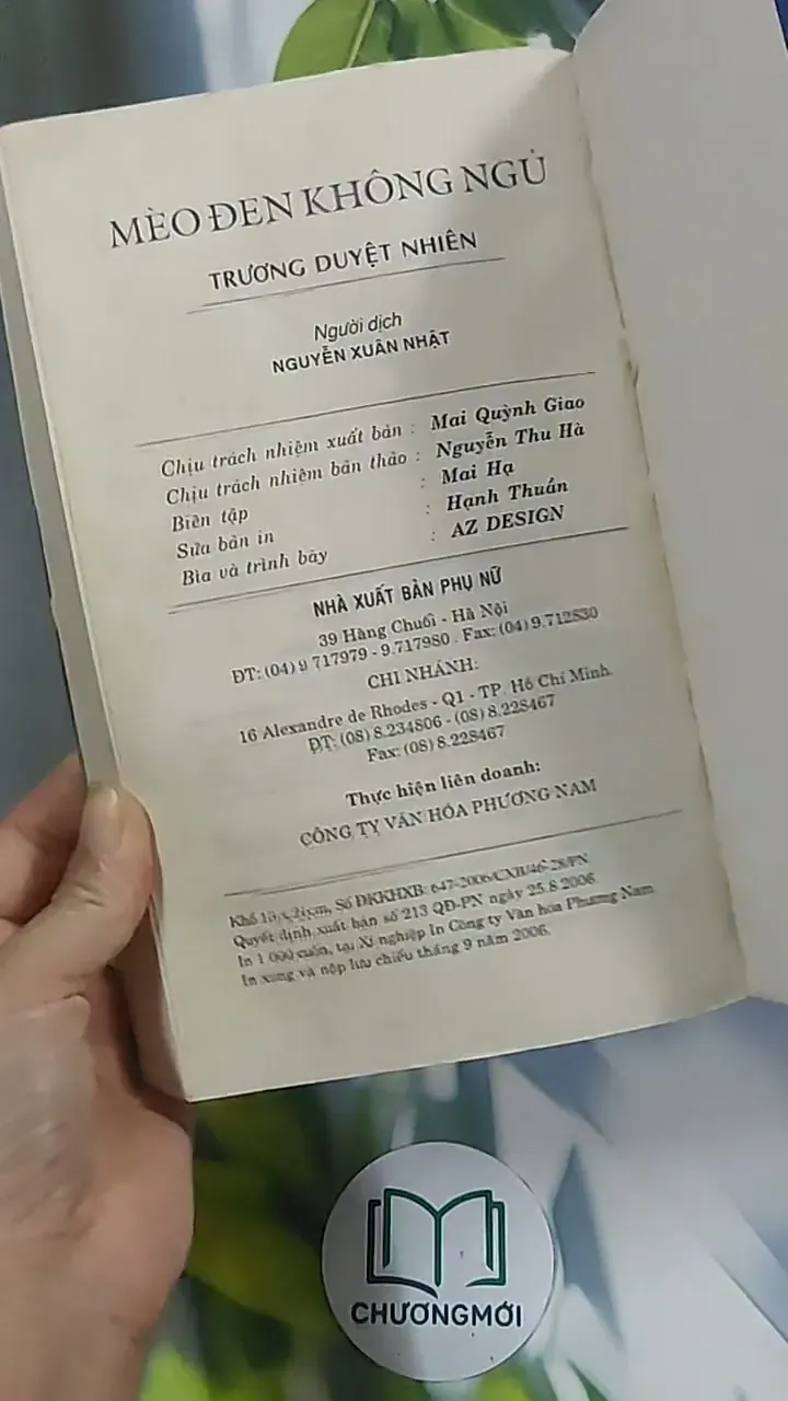 Mèo đen không ngủ - Trương Duyệt Nhiên 694975