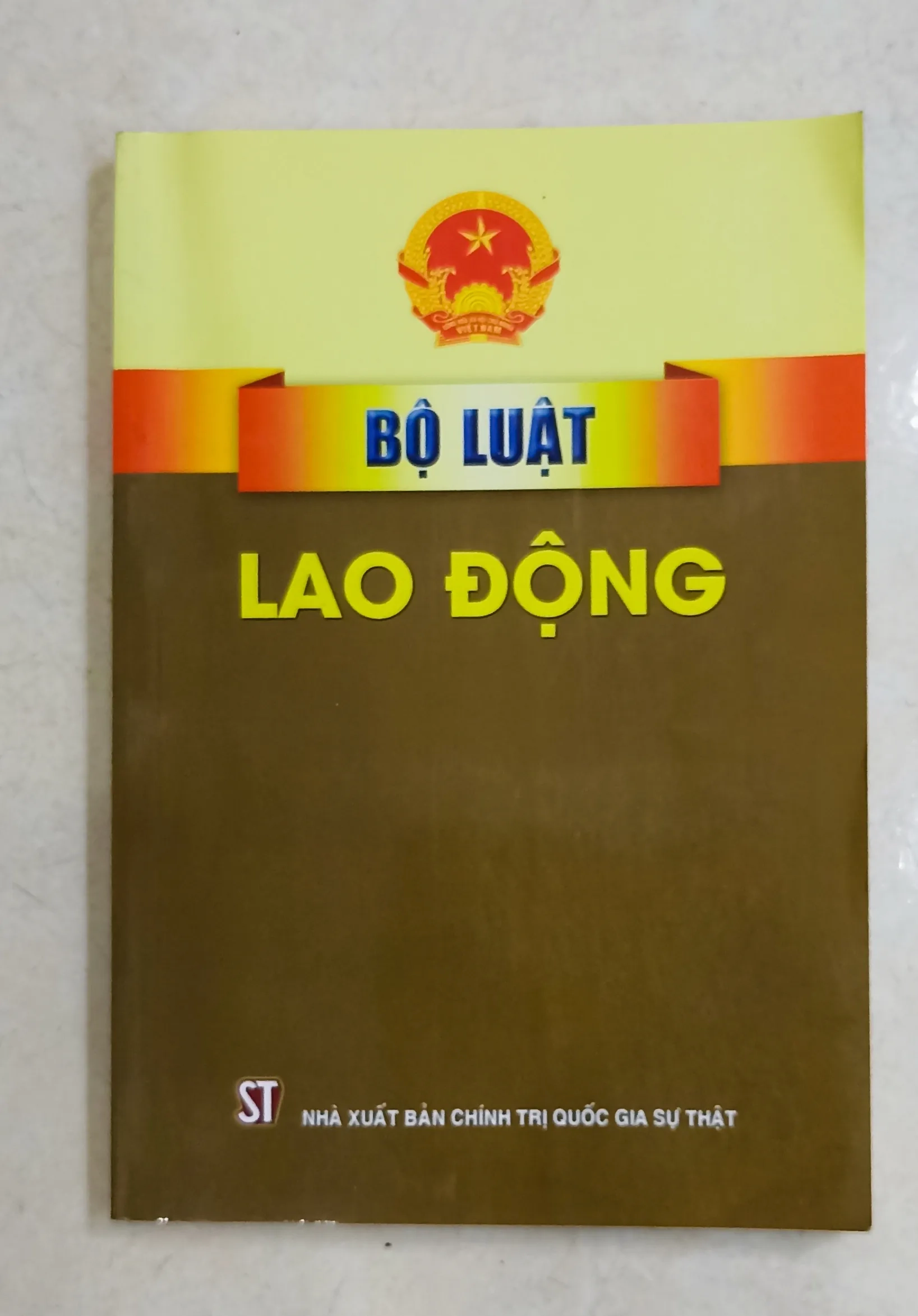 Bộ Luật Lao Động 🌻 by  - Sách Book Cover - Ngọc Hiển Books