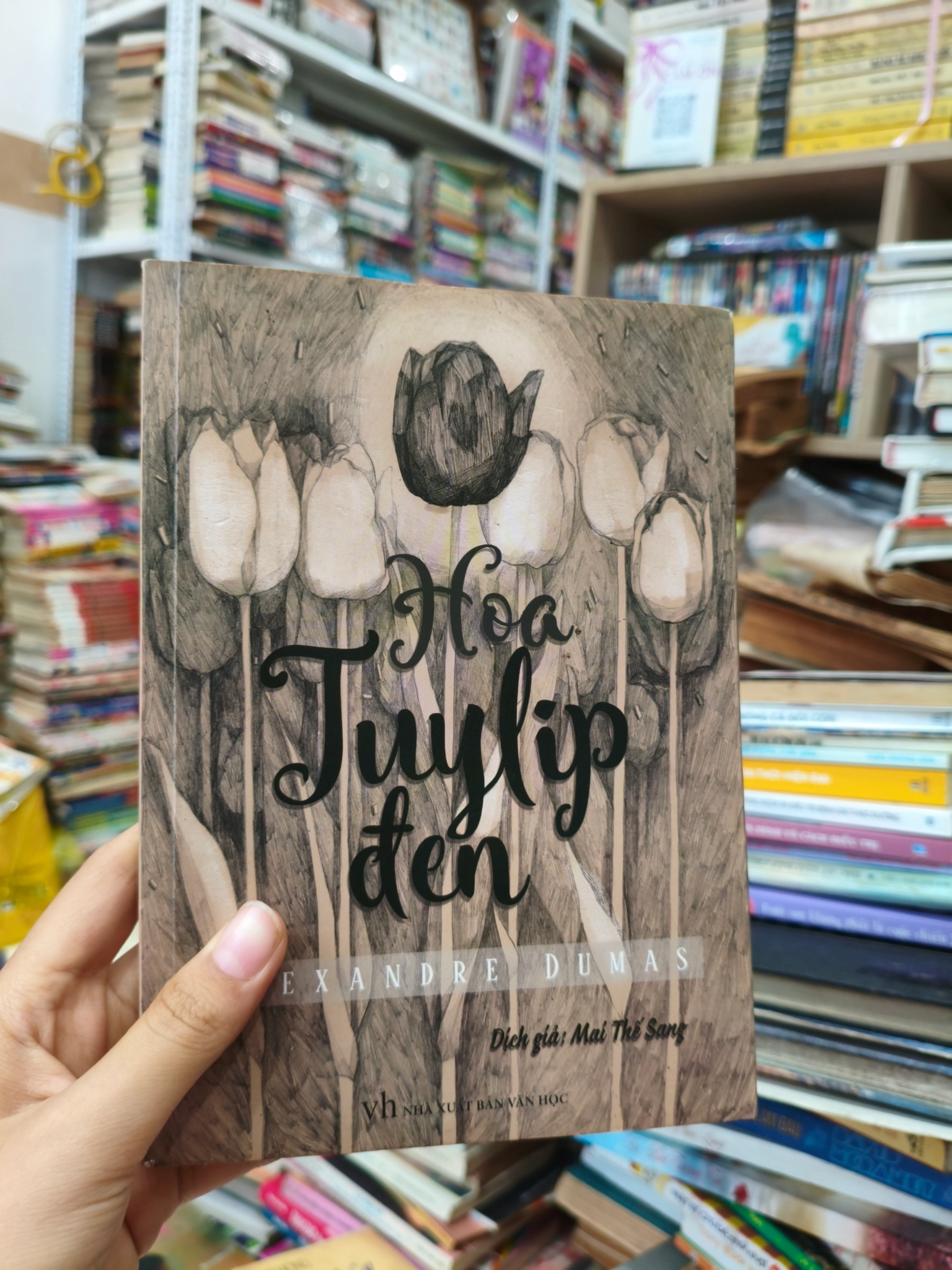 Hoa Tulip đen 🌱 by  - Sách Book Cover - Ngọc Hiển Books