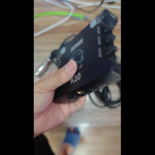 full bộ Thu Âm Hát Live: Soundcard XOX K10 + Mic iSK AT100 + Box Live iPhone 
