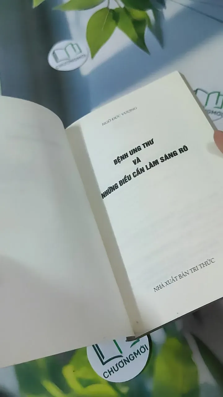Bệnh Ung Thư Và Những Điều Cần Làm Sáng Rõ - Ngô Đức Vượng 780913