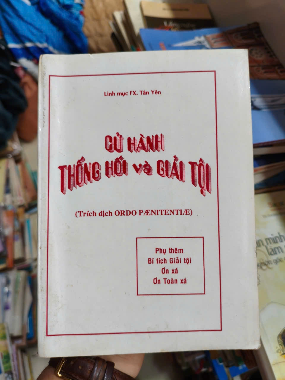 Cử Hành Thống Hối Và Giải Tội by Nam Cao - Sách Book Cover - Ngọc Hiển Books