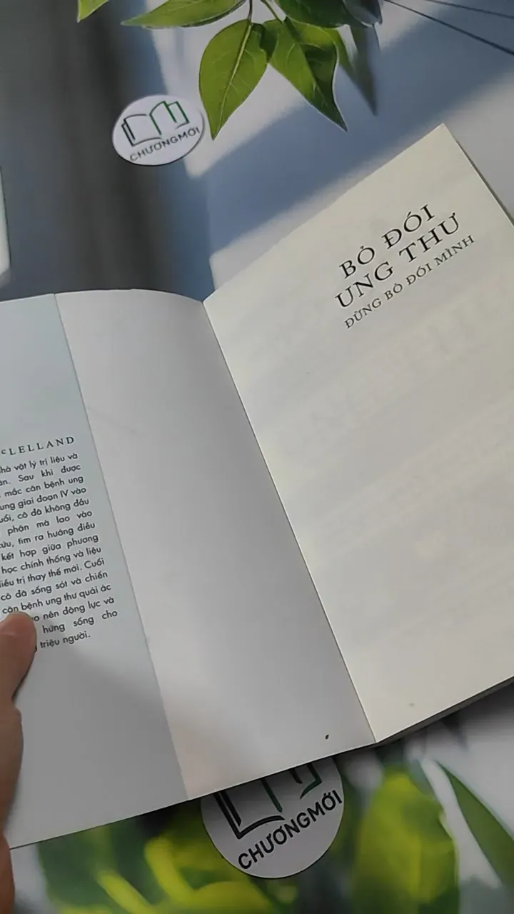 [MIỄN PHÍ BỌC SÁCH] Bỏ Đói Ung Thư, Đừng Bỏ Đói Mình - Jane McLelland 780917