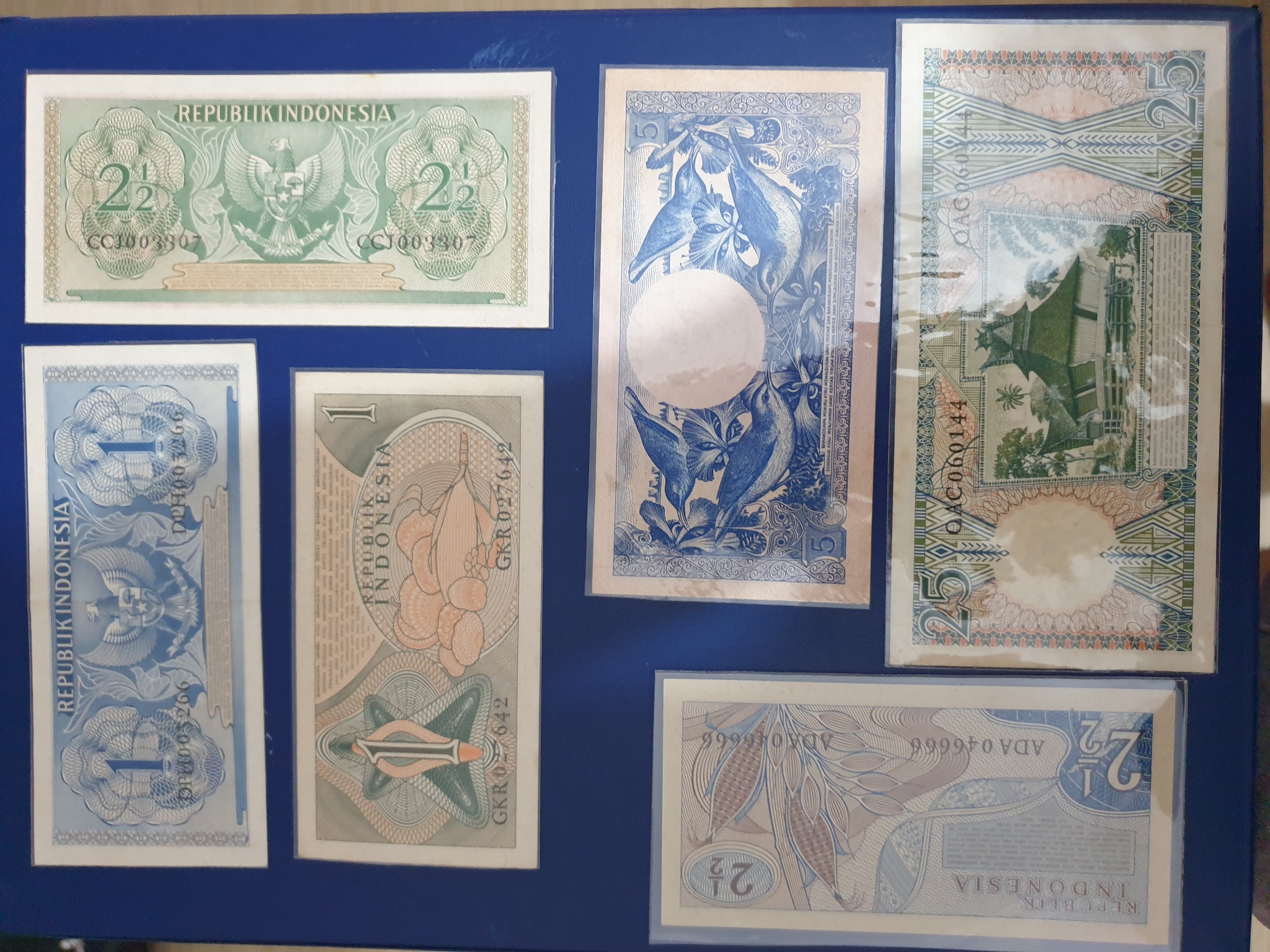 Tiền Indonesia 1950-1960 22219