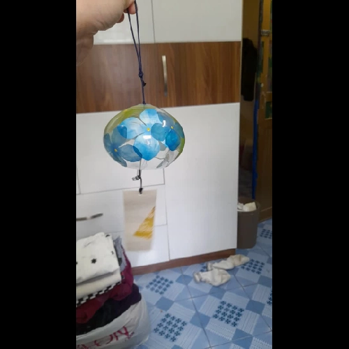 Chuông gió Nhật Bản 100% mua ở Asakusa hình hoa cẩm tú cầu 447905