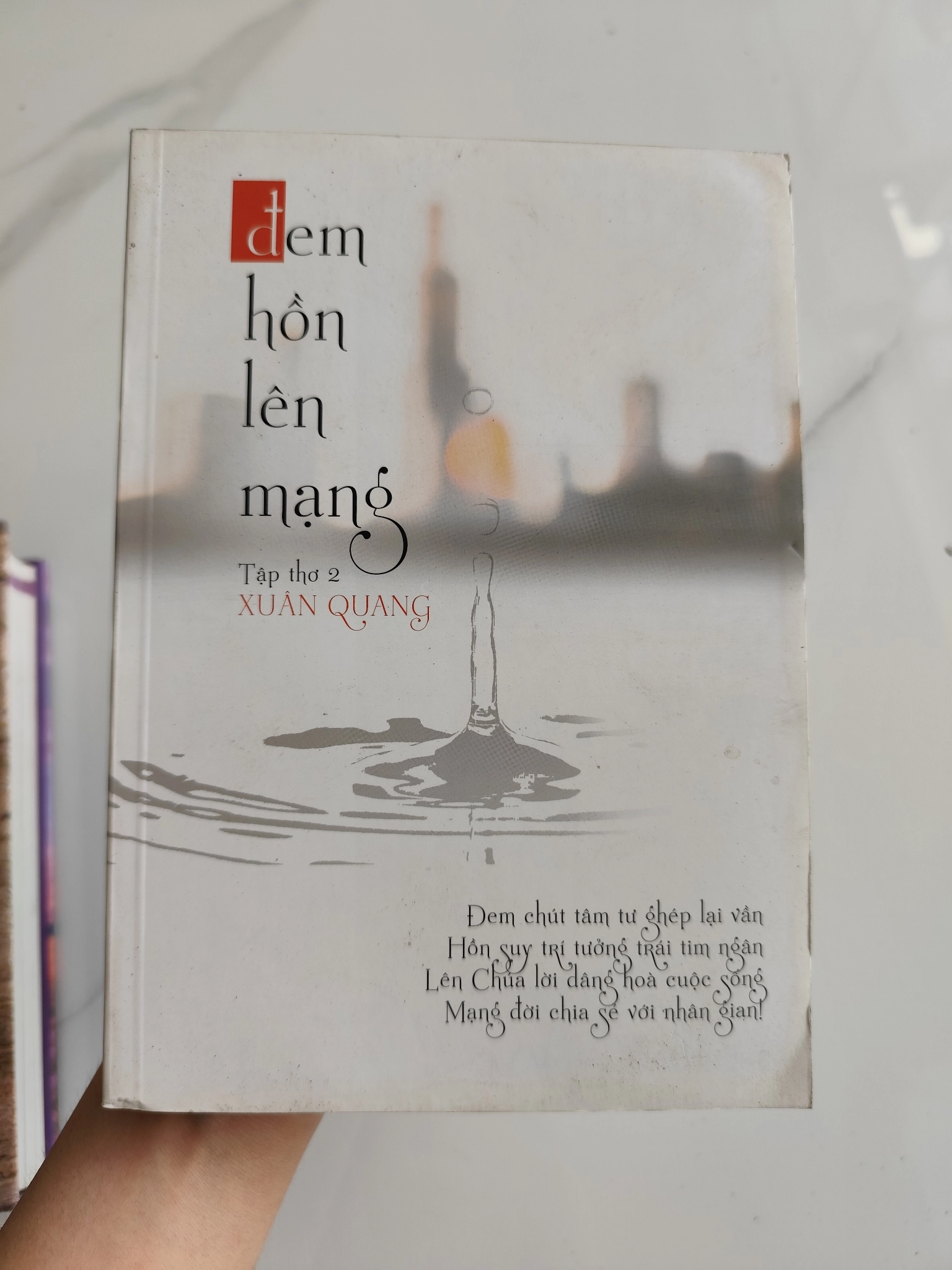 Đem hồn lên mạng- tập thơ 2- Xuân Quang by  - Sách Book Cover - Ngọc Hiển Books