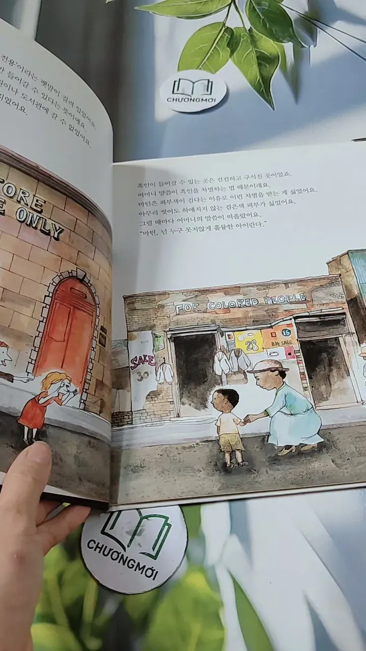 [Tặng nẹp góc] Truyện thiếu nhi Hàn Quốc: Danh nhân 60 -  지인지기 인물 이야기: 마틴 루서 킹 732009