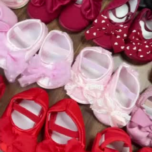 Giày vải đế mềm phong cách công chúa cho bé gái 